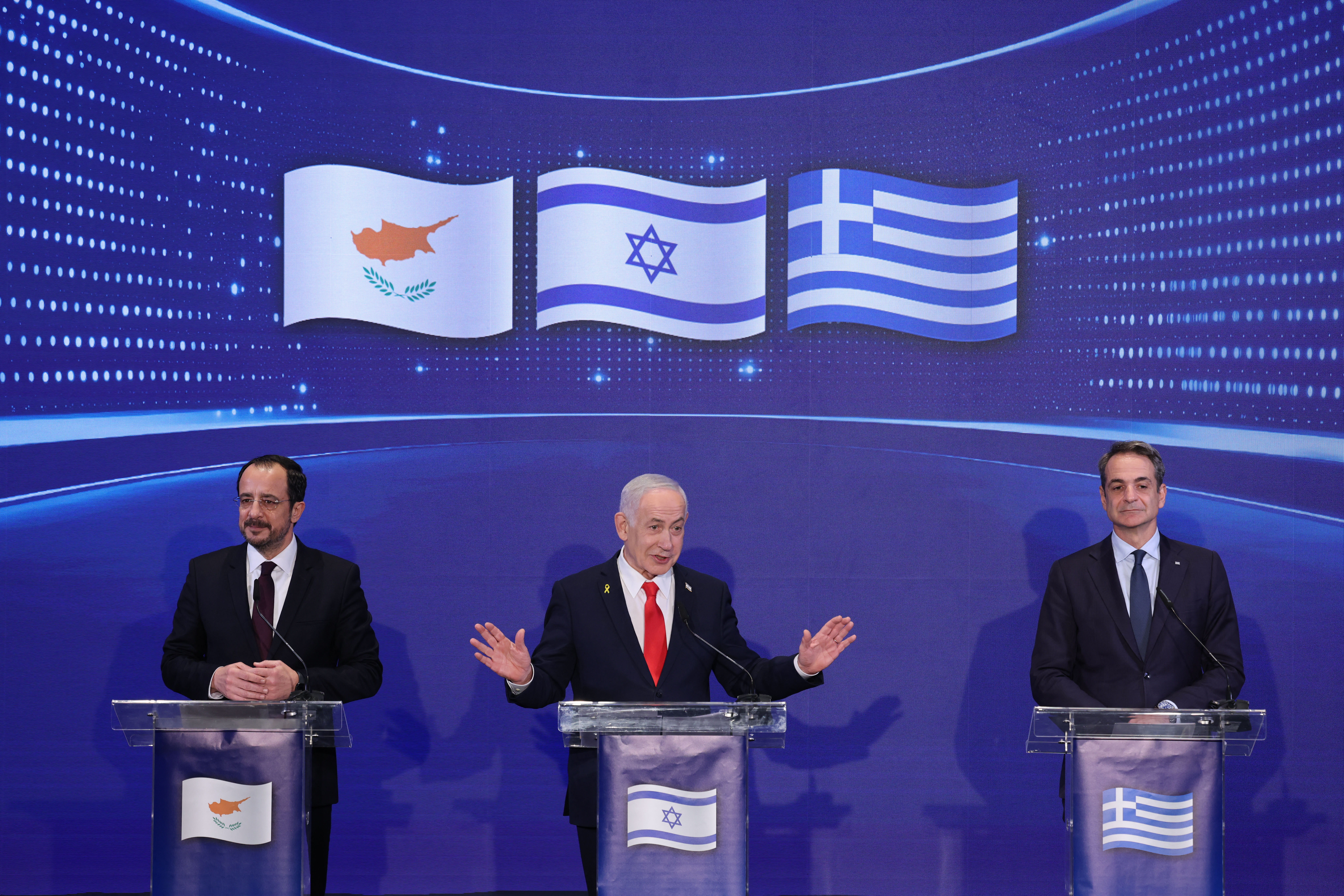 Israel, Greece and Cyprus deepen security and energy cooperation in trilateral push